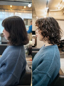 ボンド 三軒茶屋(Bond) レディースパーマbefore&after◎三軒茶屋 RYUKI パーマ