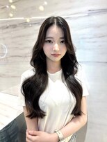 エヌ 大阪梅田店(enu)&nbsp;【大阪梅田】ブルーブラック×韓国風くびれ巻き