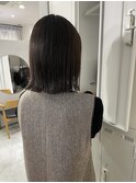 切りっぱなしボブ