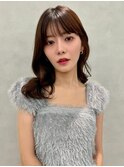 レイヤー/ネビージュ/韓国ヘア/イメチェン/縮毛矯正/中野/
