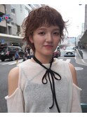 レイヤーショートパーマ