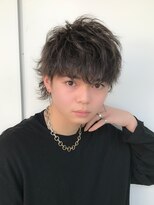 バイフィフス 原宿/表参道(by fifth)&nbsp;ラフにキマる無造作パーマのマッシュウルフスタイル