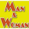 マンアンドウーマン カットハウスMAN&WOMANのお店ロゴ