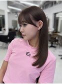 韓国風/レイヤーカット/顔周り/顔まわり/髪質改善/ベージュ