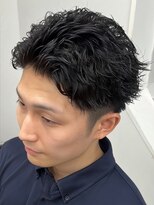 ジーニー 新百合ヶ丘(Genie) ダークアッシュニュアンスパーマ韓国マッシュベリーショート