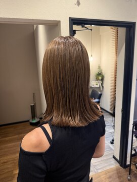 アイル(aisle) 中崎町/梅田/髪質改善/白髪ぼかし/縮毛矯正/酸性ストレート/個室