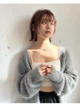 トイズファクトリー(Toys Factory) 顔周りが可愛いボブスタイル♪暗めカラー