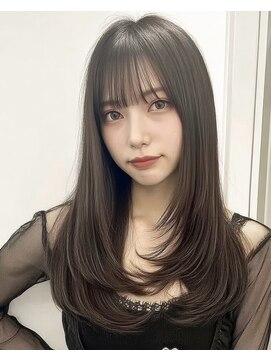 ハム 立川(hum) ココアベージュ/オリーブグレー/小顔/黒髪[立川/髪質改善]