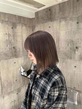 ジオ 国分寺(the O's) 切りっぱなしボブ/エアリーロング/美髪/ピンクブラウン[国分寺]