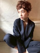 キース ヘアアンドメイク 恵比寿(kith. hair&make)&nbsp;似合わせデザインパーマ/透明感ブラウン/ショート