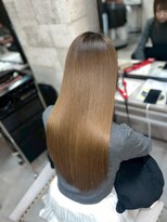 ハル 新宿(haru)&nbsp;ハイトーン/ロングヘア/サラつや/髪質改善/ツヤ髪ストレート