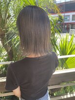 ニテンス(nitens)&nbsp;外ハネボブ×アッシュグレー