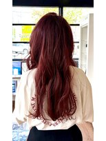 ヘアショップエヌアンドエー 久喜店(hairshop N&A) レッドブラウンカラー/艶感×透明感で魅せる