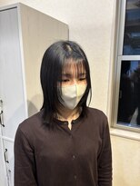 ジェリカヘアー サンフラワー通り(Jlica hair)&nbsp;フェイスレイヤー×切りっぱなしボブ