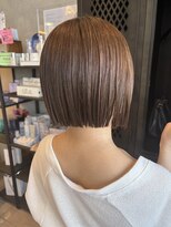 アチーブリス(achieve Liss) 切りっぱなしボブ縮毛矯正