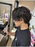 サーフカール　スパイラルパーマ　デザインヘアー