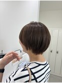 透明感カラー×ショートヘア