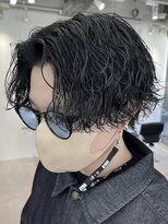エリマ 調布(elima) 調布ツイストスパイラルパーマ波巻きパーマセンターパート強め