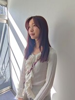 シャイン ヘア ブレンド 二子玉川(Shine hair blend) 顔周りレイヤー×ナチュラルブラウン