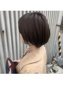 ナチュラルなイメージのショートボブ