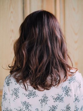 プロデュース 東橋本店(Produce) アッシュカラー☆くせ毛風パーマくびれセミディ【橋本/東橋本】