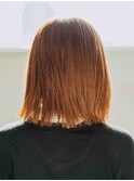 ナチュラル切りっぱなしボブ