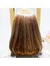 ケアカラー(OLAPLEX)＋ジアミン除去＋エイジングケアスパ(30分)+ReFa VEENA