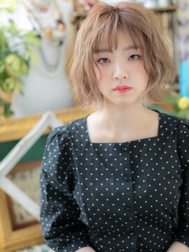 カバーヘア ブリス 川口(COVER HAIR bliss) 大人かわいい透け感くせ毛風グランマッシュa川口20代30代40代