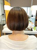 20代30代40代似合わせカットグレージュカラー大人ミニボブ