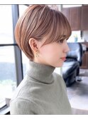 30代40代50代◎大人ナチュラルレイヤーショートボブ　表参道