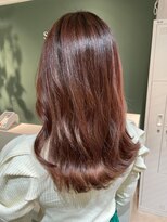 サラジュ 梅田店(SARAJU)&nbsp;saraju ヒラノ　ピンクブラウン ロングレイヤー