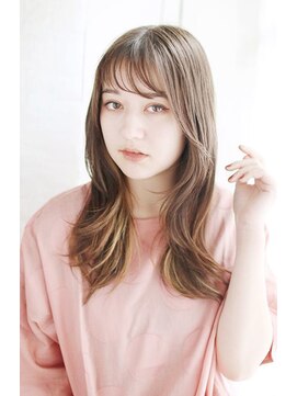 ロア ミオ 仙台駅前(Loa mio) 【Loamio】透け感バングの韓国風ヨシンモリ【30代/40代/50代】