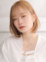 トロン(tronc) 大人可愛い小顔美髪ツヤ髪ナチュラルボブ薄めバングA2