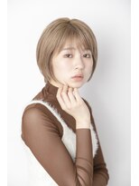 ルルディ バイ アフロディーテ銀座(luludi by APHRODITE)&nbsp;グレージュカラー/シルキーベージュ/斜めバング/銀座/髪質改善