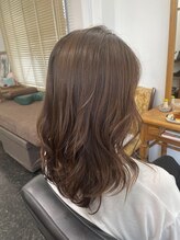 美容室まなざし ゆる巻きヘア