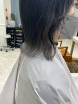 アプリバイリアン 浦和2号店(appri by Rien)&nbsp;裾カラー/切りっぱなしボブ