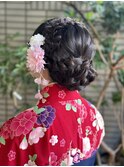 【hair salon W】袴ヘアセット