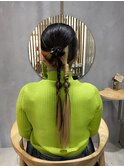 【mii】ヘアアレンジ/タイトアレンジ/お呼ばれヘア