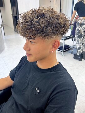 アリープパロット(ALEAP parrot) メンズ似合わせパーマ/ニュアンス/スパイラル