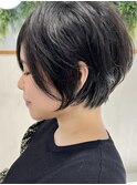 30代40代50代大人ナチュラルレイヤーショートボブ