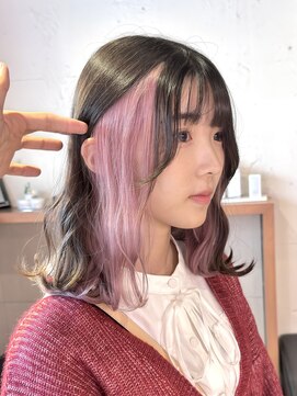 ピチカート パクト(pizzicato pacto) ピンクイヤリングカラー/ピンクインナーカラー/ピンクカラー