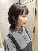 【HOSSY】ミディアムウルフ_くびれヘア☆レイヤーカット