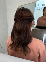 シタ 清澄白河(sita)&nbsp;ハーフアップヘアアレンジ