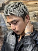 スパイキーボウズショート アッシュグレー バズカットA1212