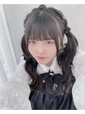 アイドル前髪アイドルぱっつんツインテール