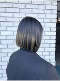 30代40代大人かっこいいデザインハイライト×ボブ