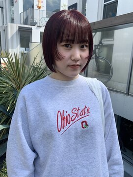 スクレ(s:;cre) 【ブリーチなしカシスレッド】