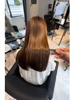 オルメント 天満 南森町(ORL'MENT)&nbsp;30代40代髪質改善ココアブラウン艶感ストレート透明感赤み消し