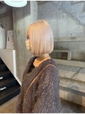 【三谷大樹】ホワイトブロンド/ブロンド/ハイトーンボブ