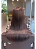 髪質改善ストレート